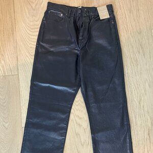 Madewell The '90s Straight Jean in Midnight Blue Foil - Size 28